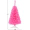 Compact Pink Pencil Tree 3ft with 116 PVC Tips Stable Base for Small Space Seasonal Decorating